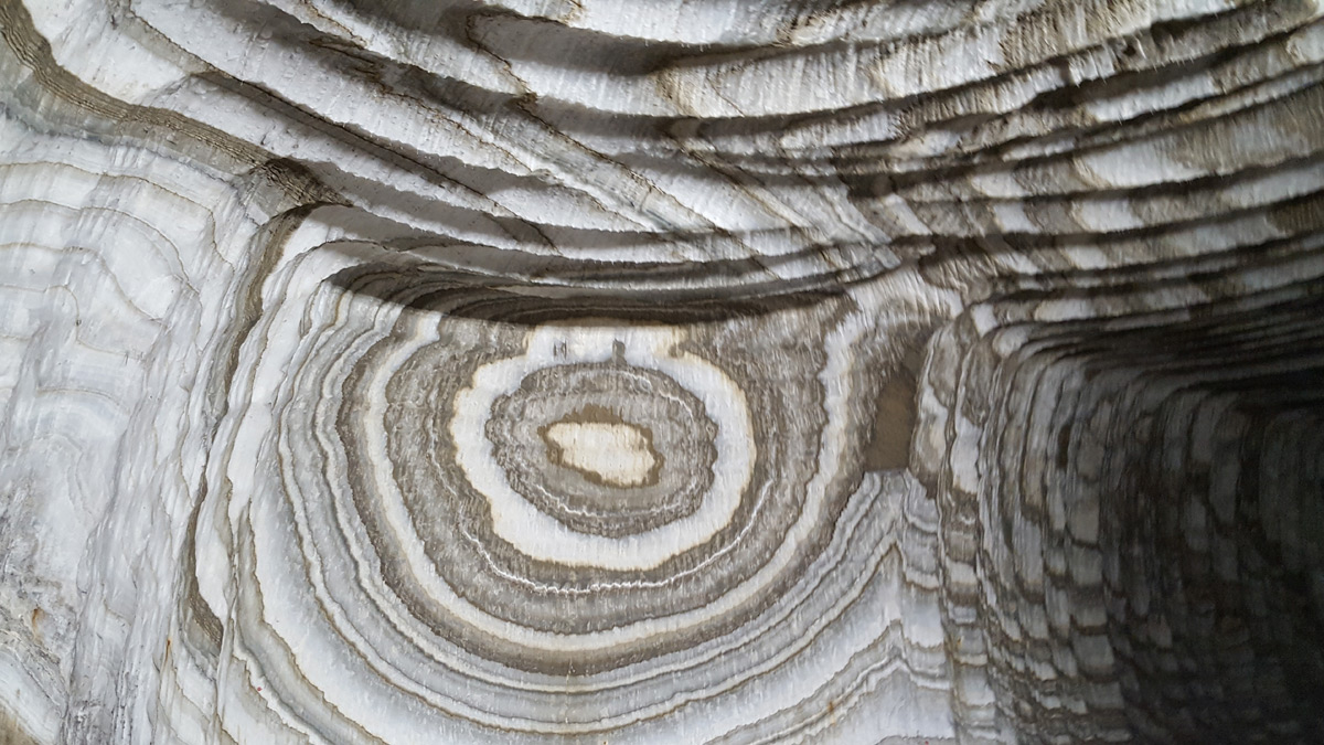 Realmonte salt mine in Sicily)