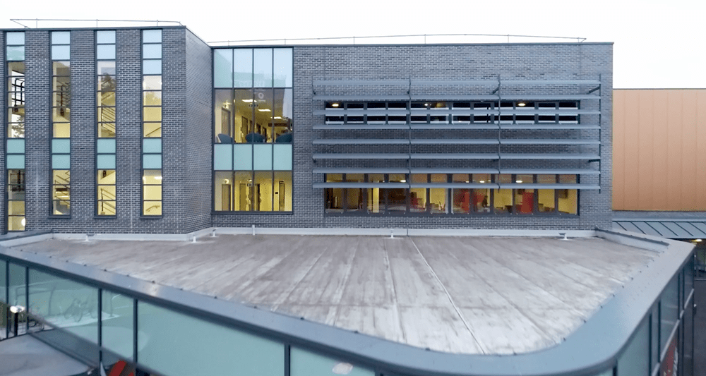 Exterior of the School of Sport, Rehabilitation and Exercise Sciences