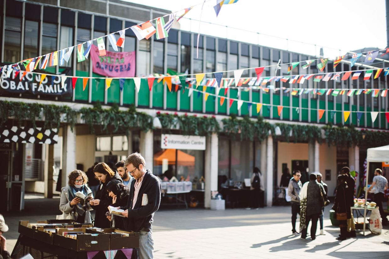 Colchester campus market takes place on Square 3 every Thursday