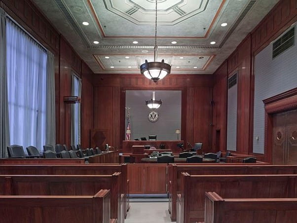 Courtroom empty