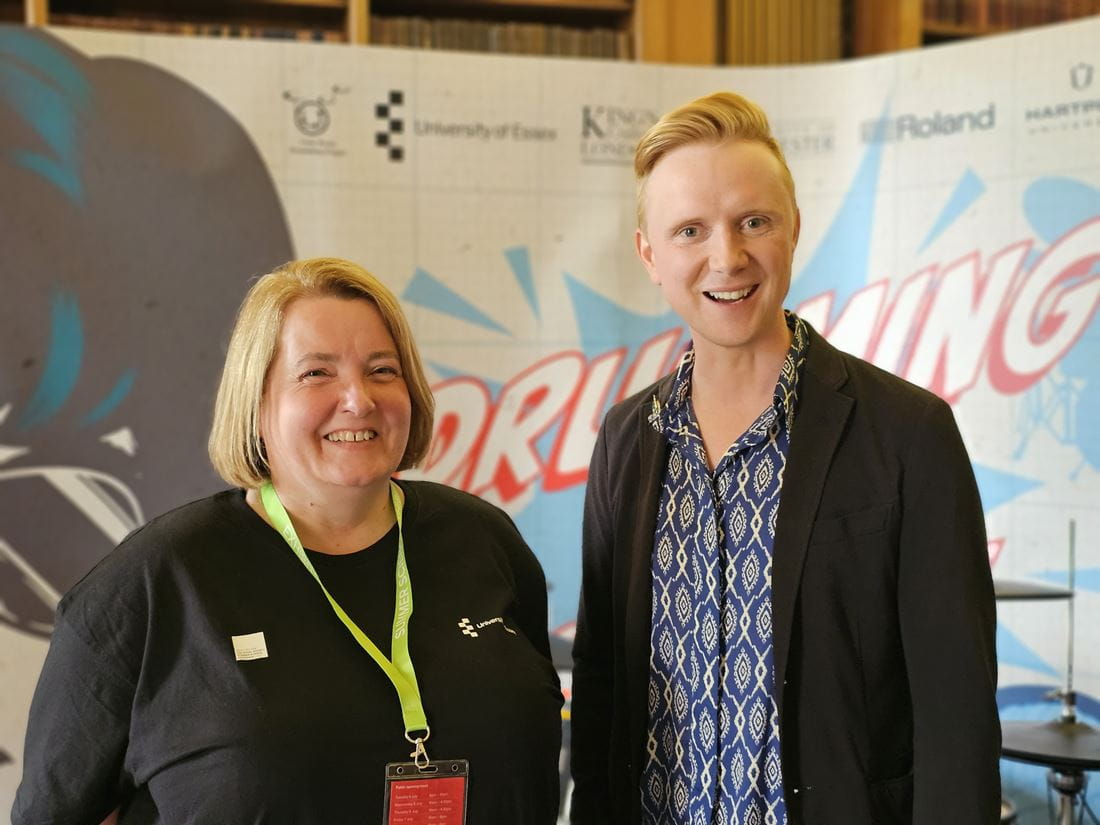 University of Essex representatives at the Royal Society London Exhibition