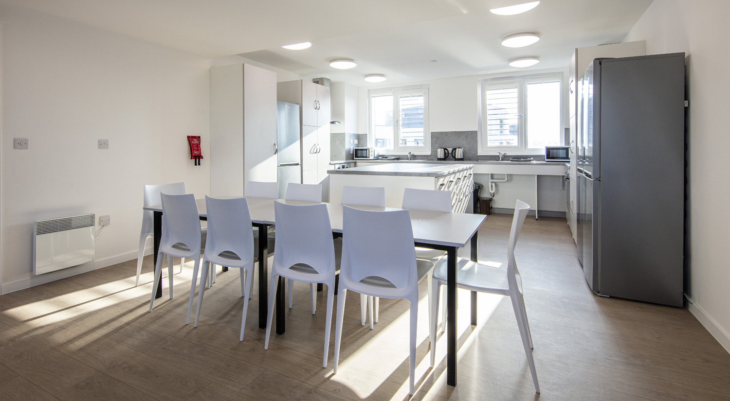 Pastures student accommodation  kitchen area