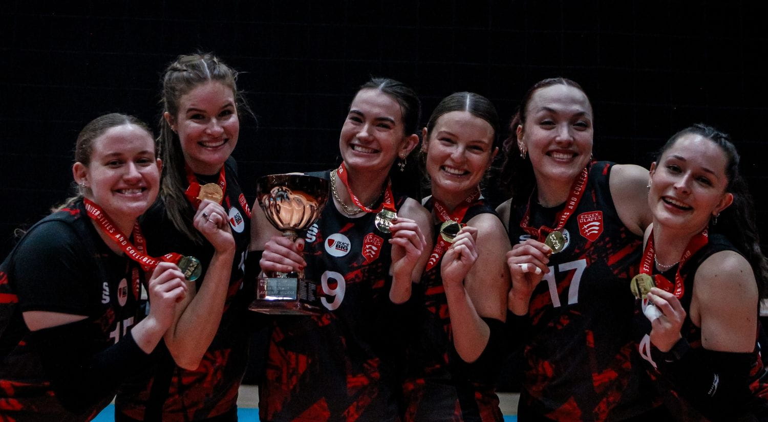 The volleyball women savour the moment