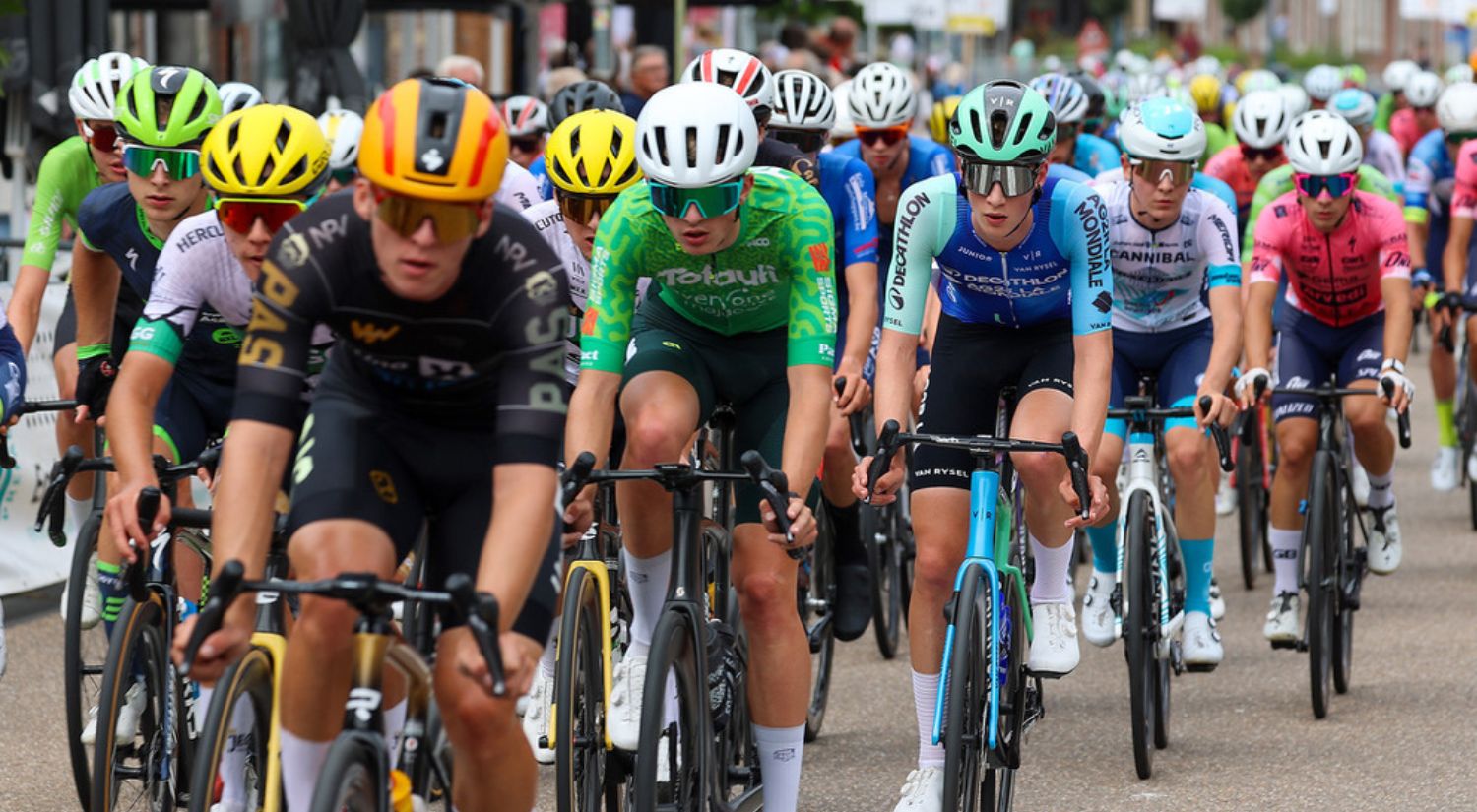 The peloton in the streets