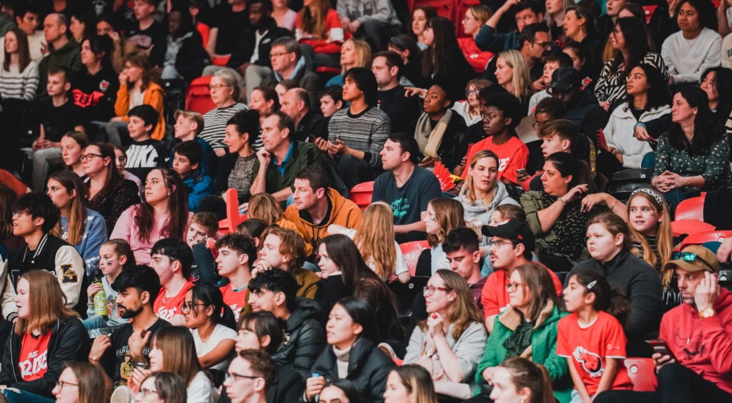 Crowds enjoy the buzzing Essex Sport Arena