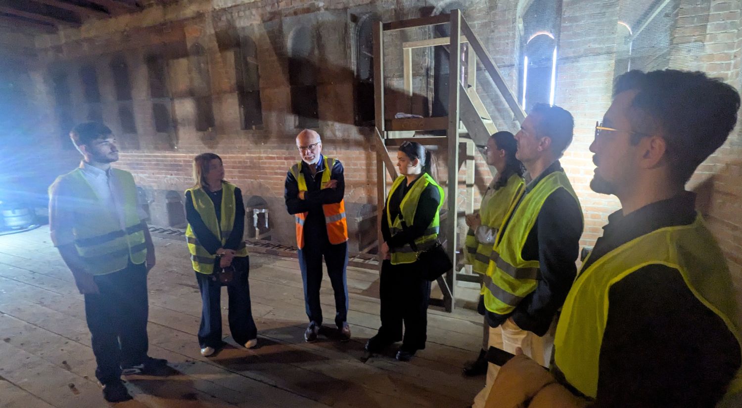 The charity gave the students a grand tour