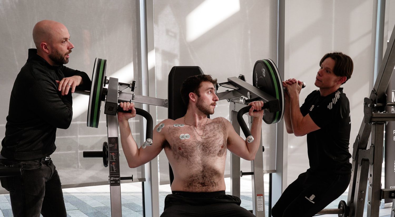 Dr Louis Howe oversees the test