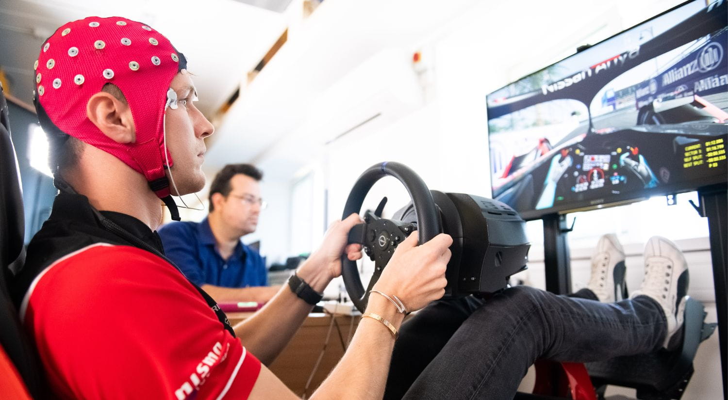 Maximilian Guenther, driver for Nissan Formula E Team in Season 8 of the FIA Formula E World Championship (2021/22). Credit: Spacesuit, 2022.)