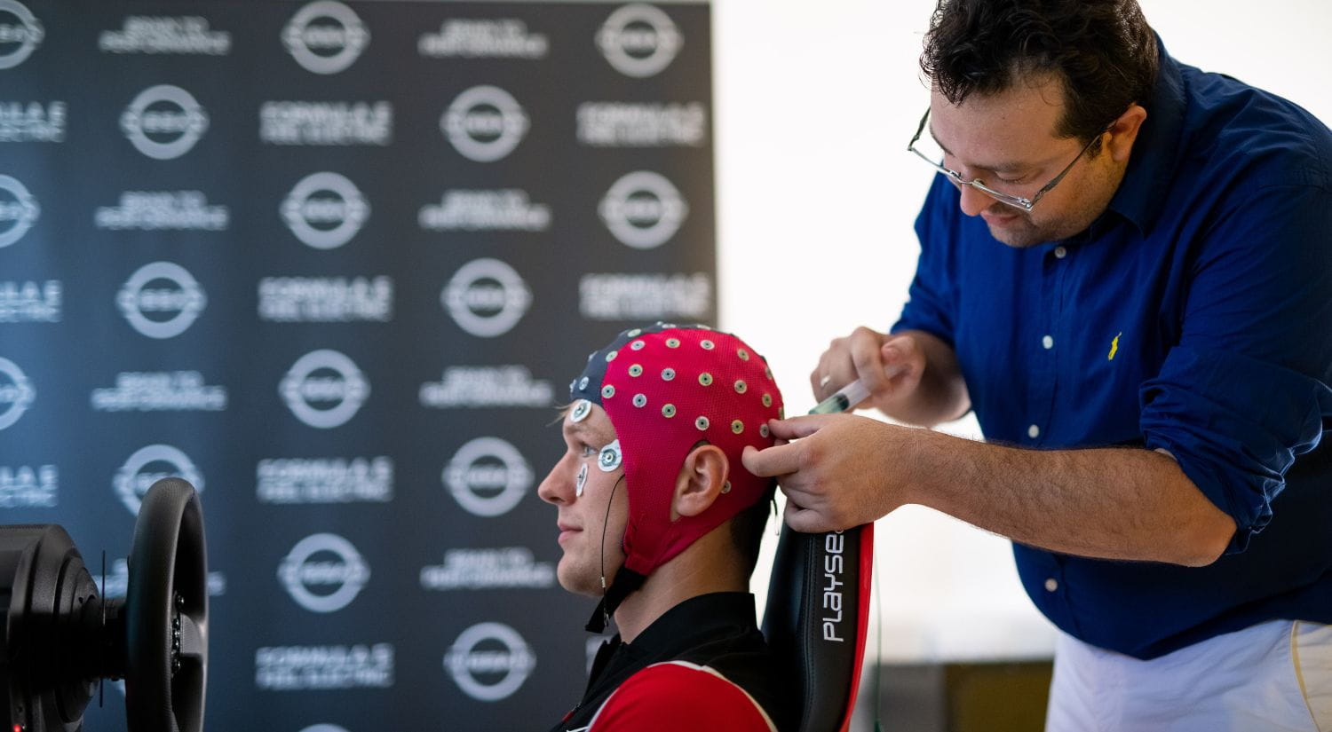 Maximilian Guenther, driver for Nissan Formula E Team in Season 8 of the FIA Formula E World Championship (2021/22). Credit: Spacesuit, 2022.)