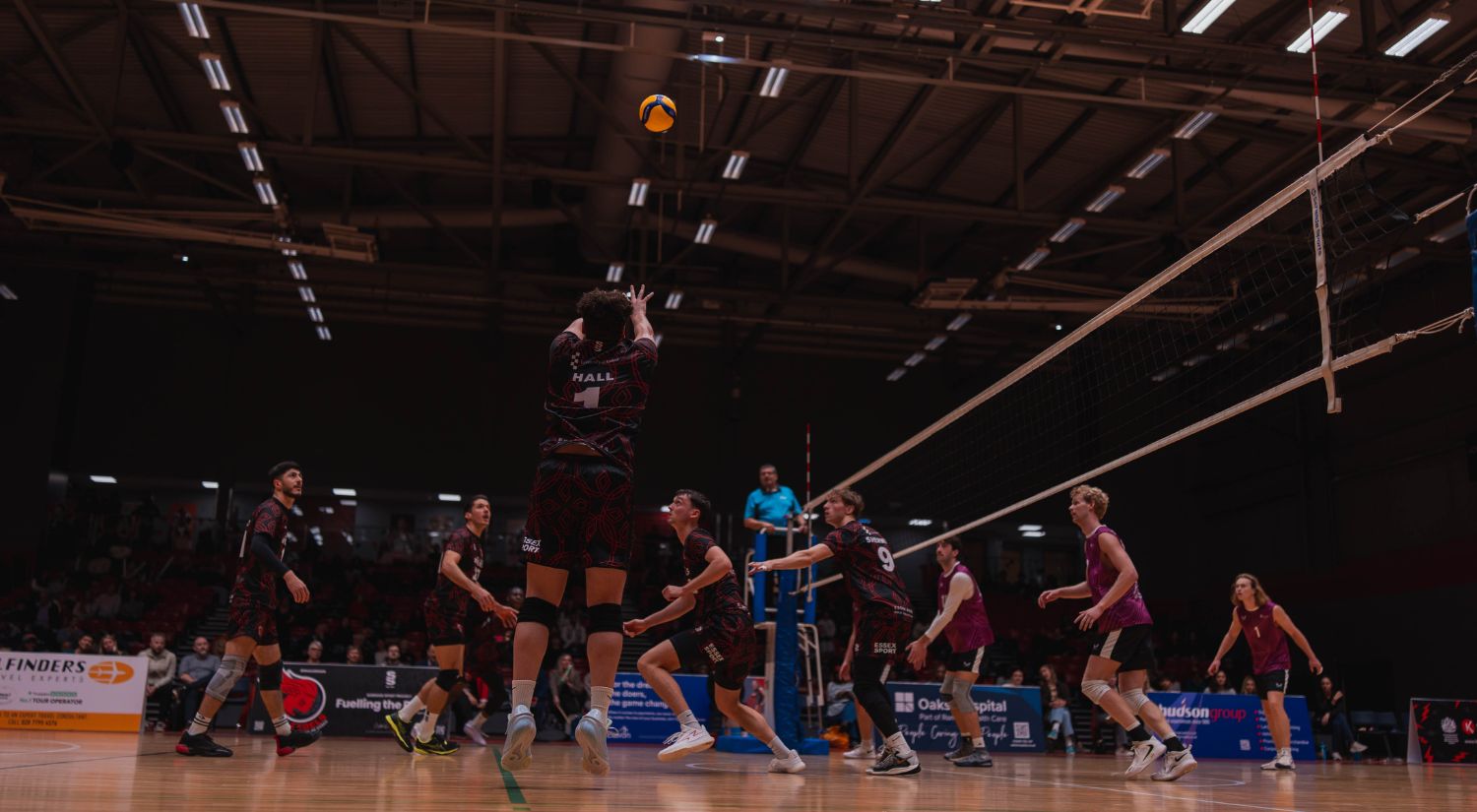 Nathan Hall sets up a smash