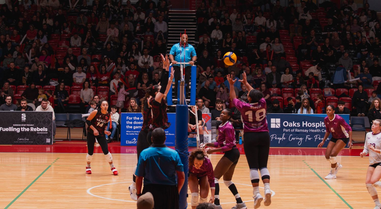 The Rebels ready for a block