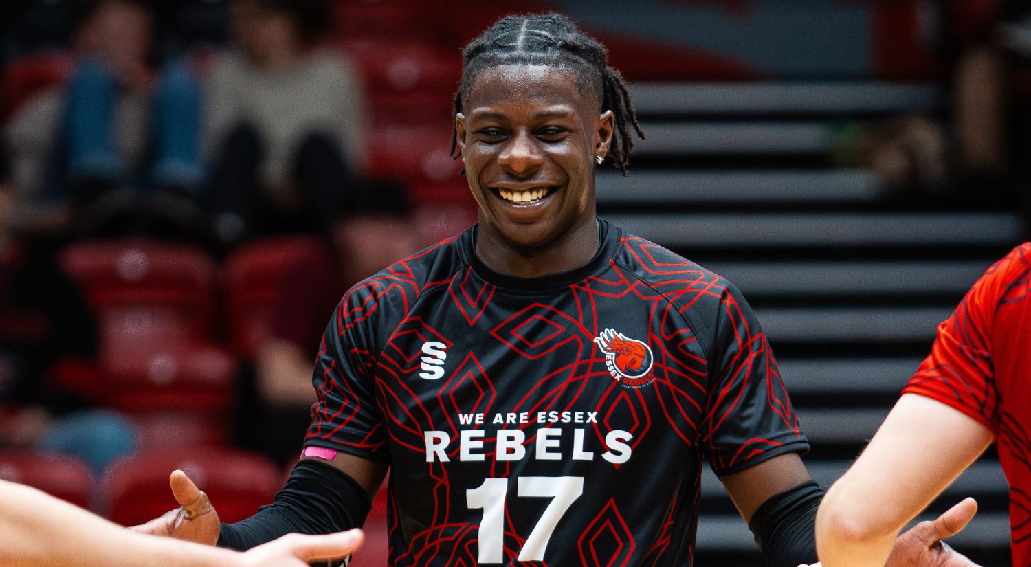 Thomas Shatimehin celebrates being named MVP - pic Sanne Hoffman