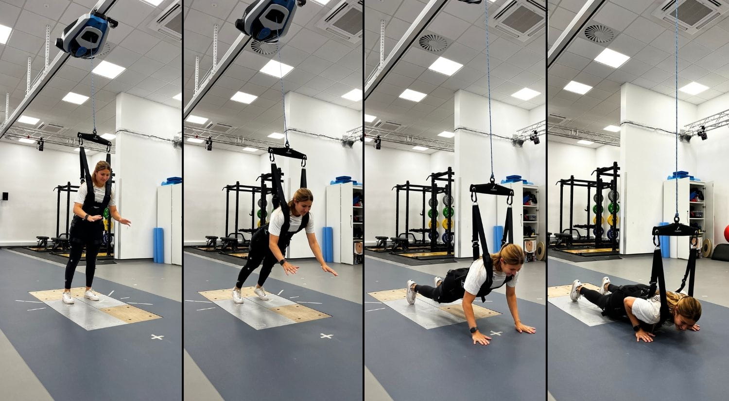The ZeroG system catching a fall