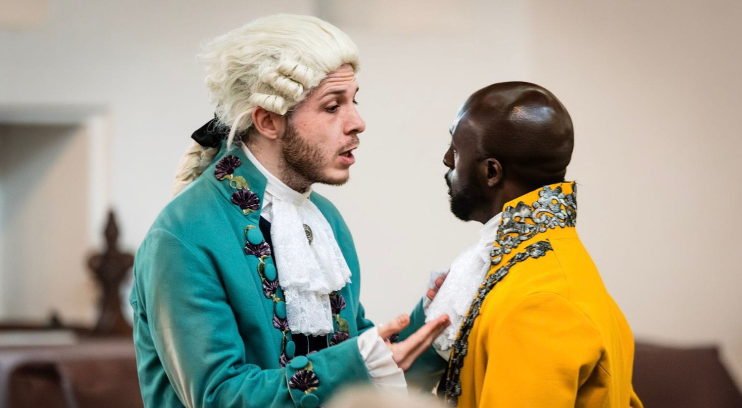 Verbatim words are used in the production