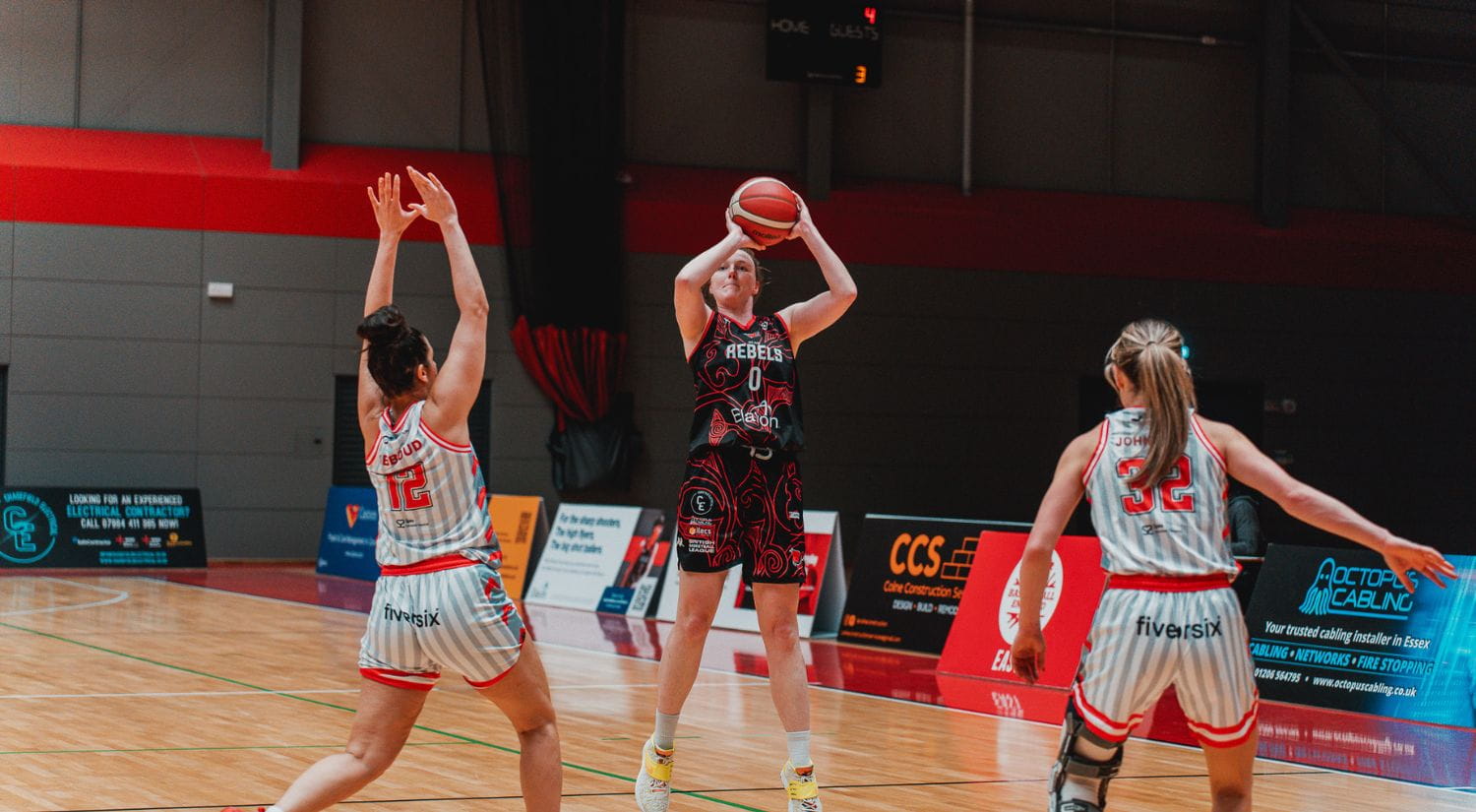 Claire goes for the net