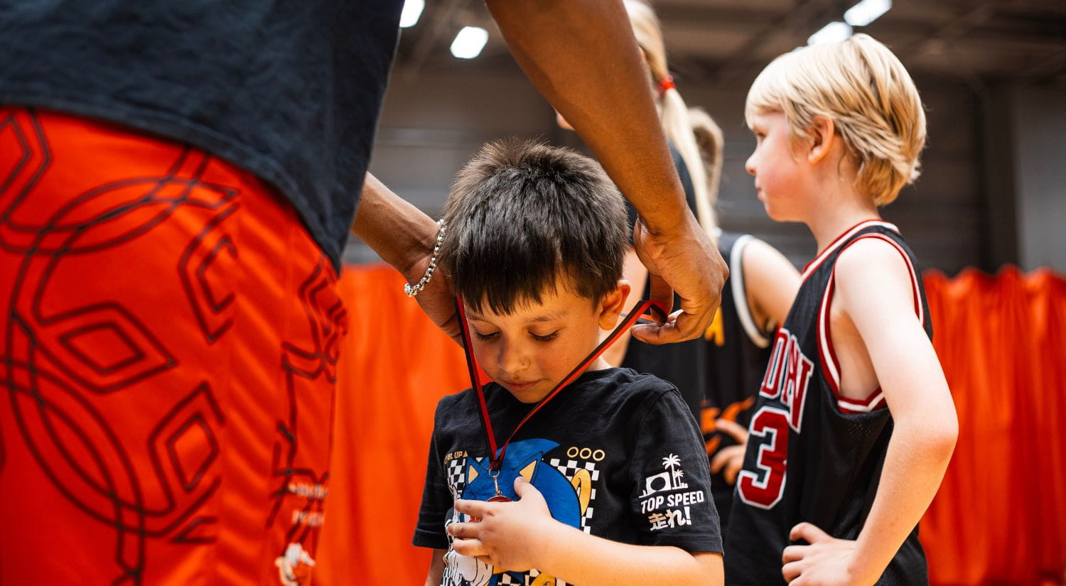 Medals were awarded to the young ballers