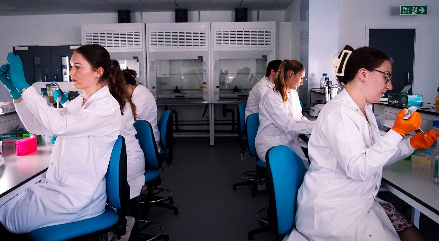 The lab is packed with  brand-new equipment