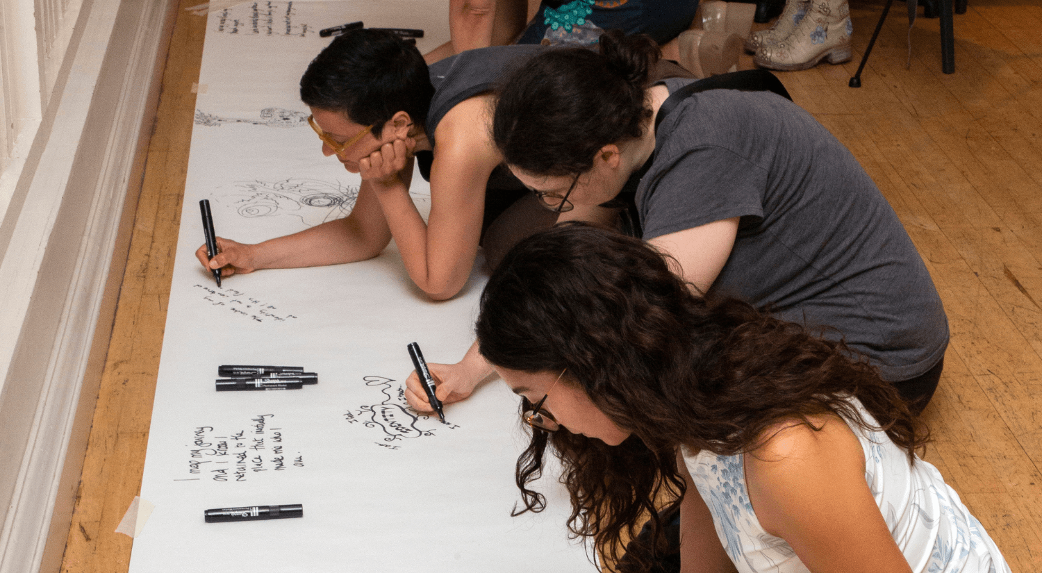 Workshops form a crucial part of the research and performance