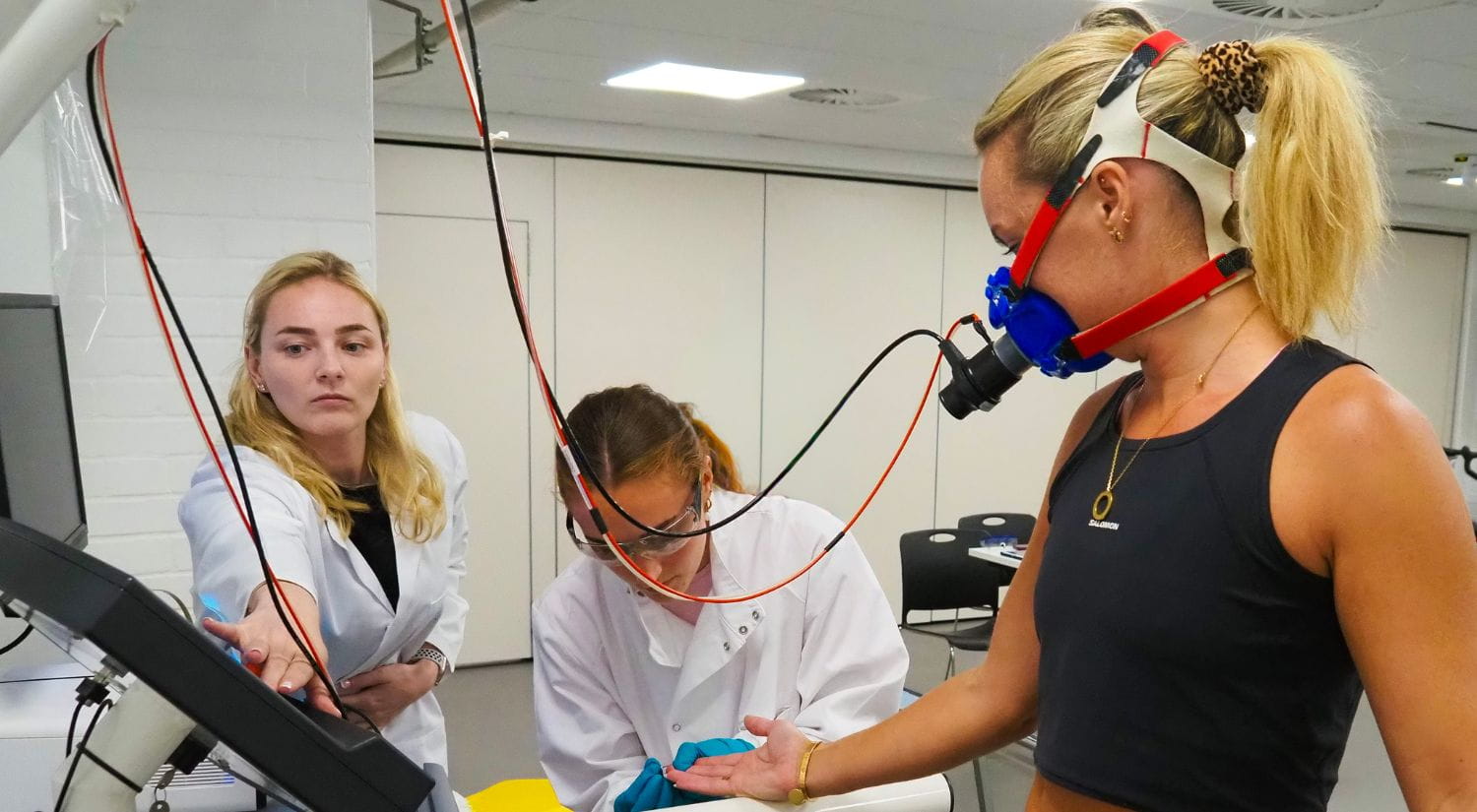 Blood is taken during the test by Niamh Cameron