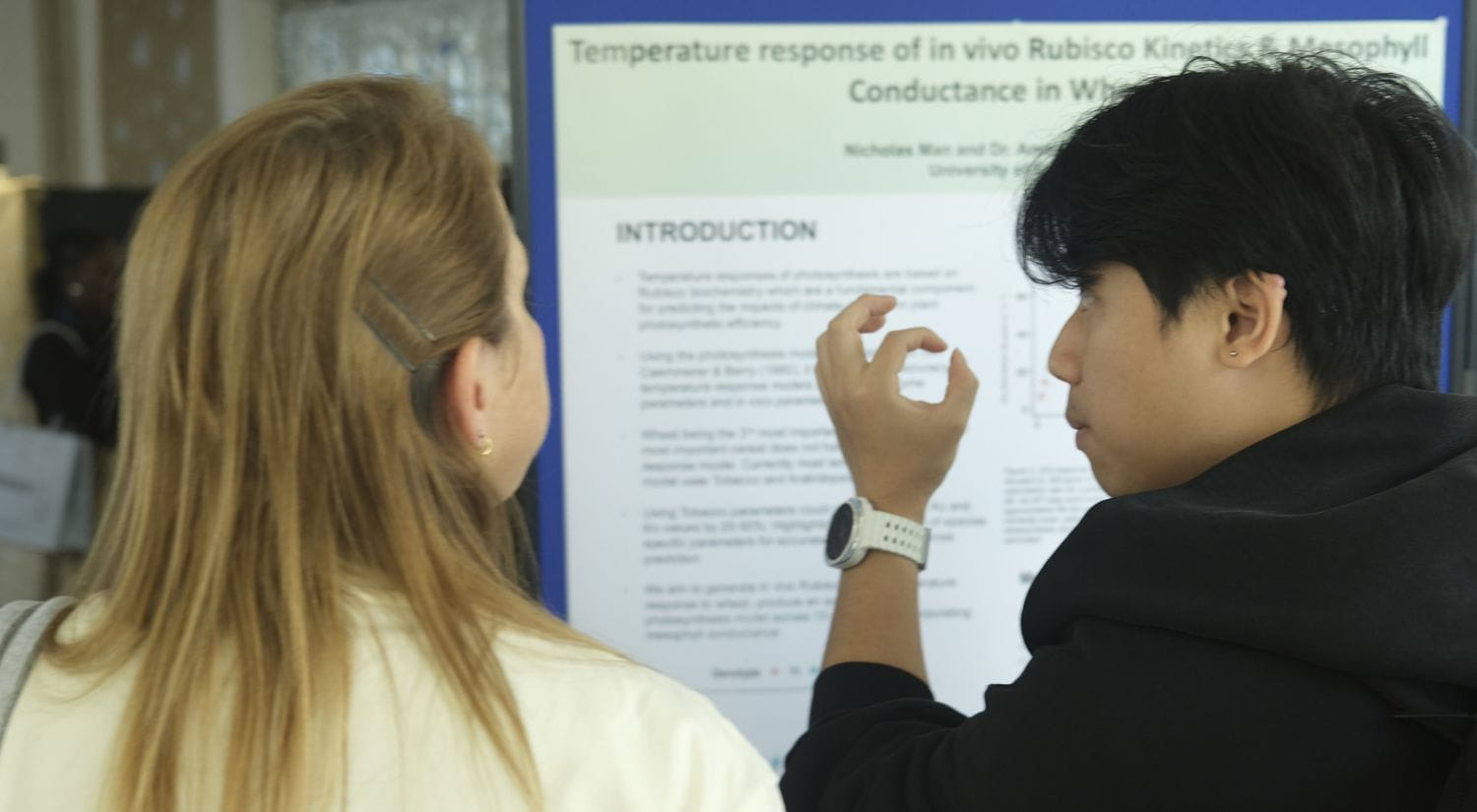 Students showcased their work