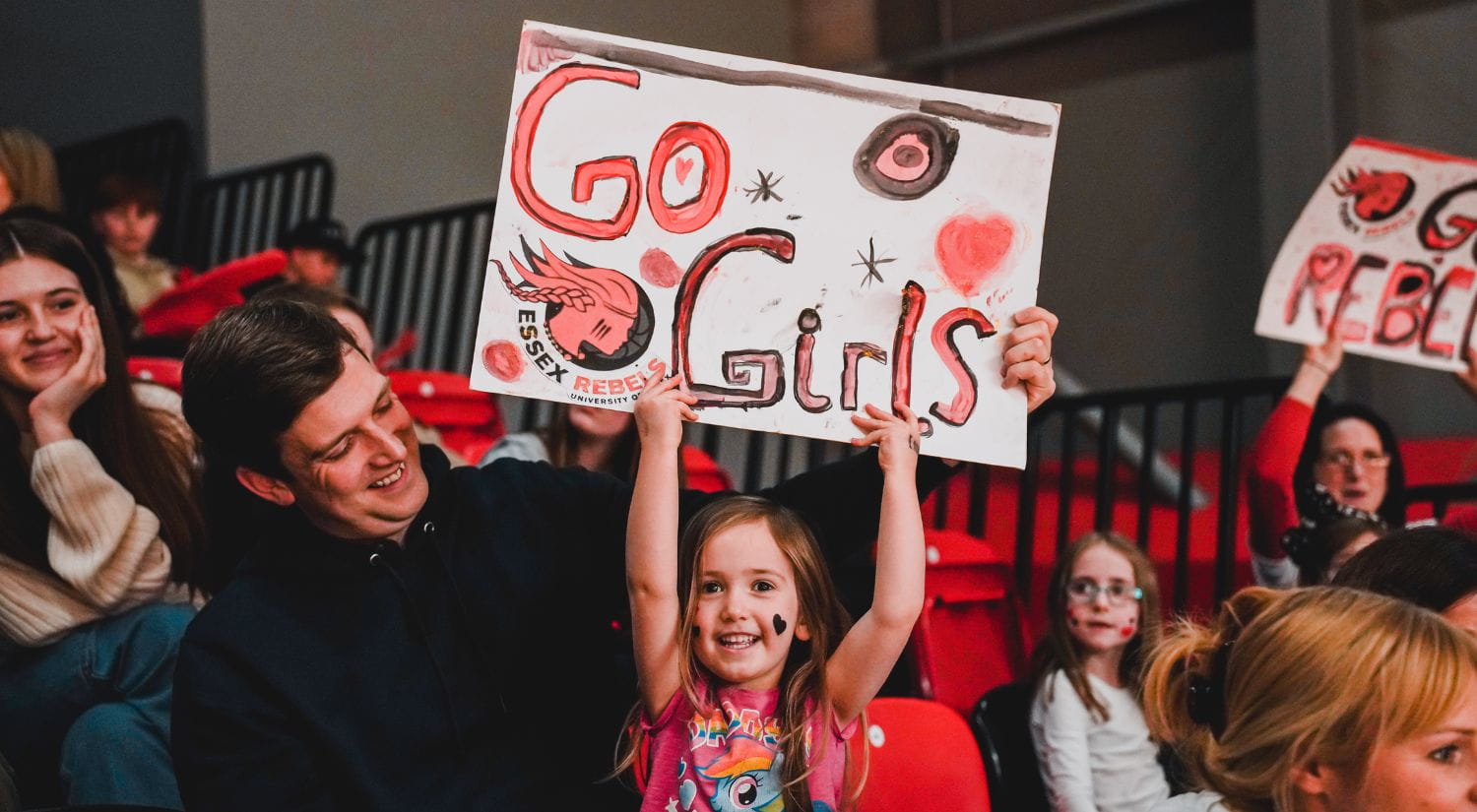 Inspiring - the Rebels are role models for young girls