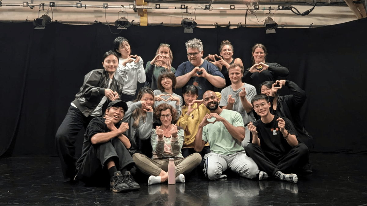 Mayaan with his East 15 cohort