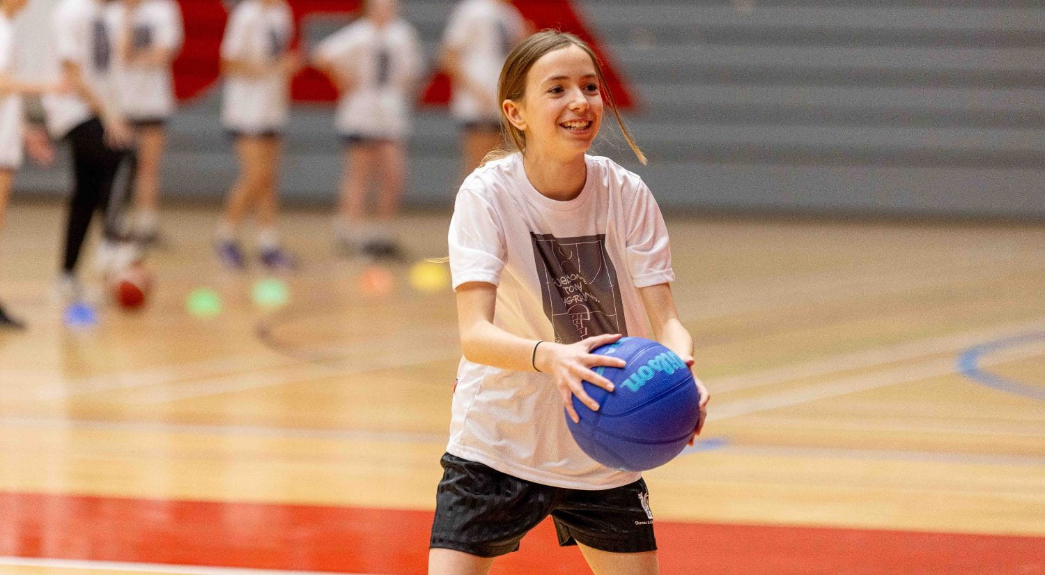 On-court action at last years clinic