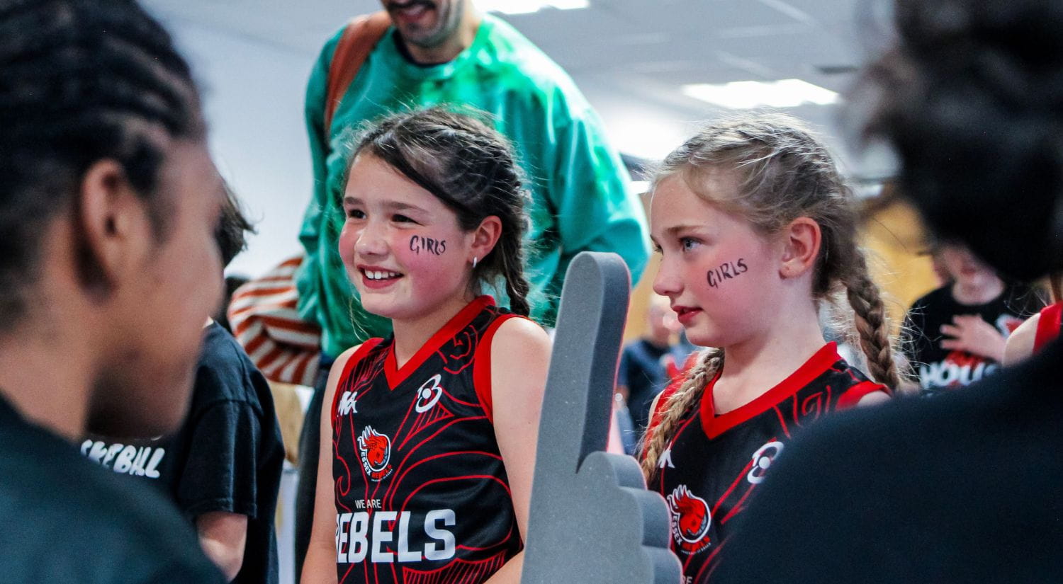 Girls met the players at last years event