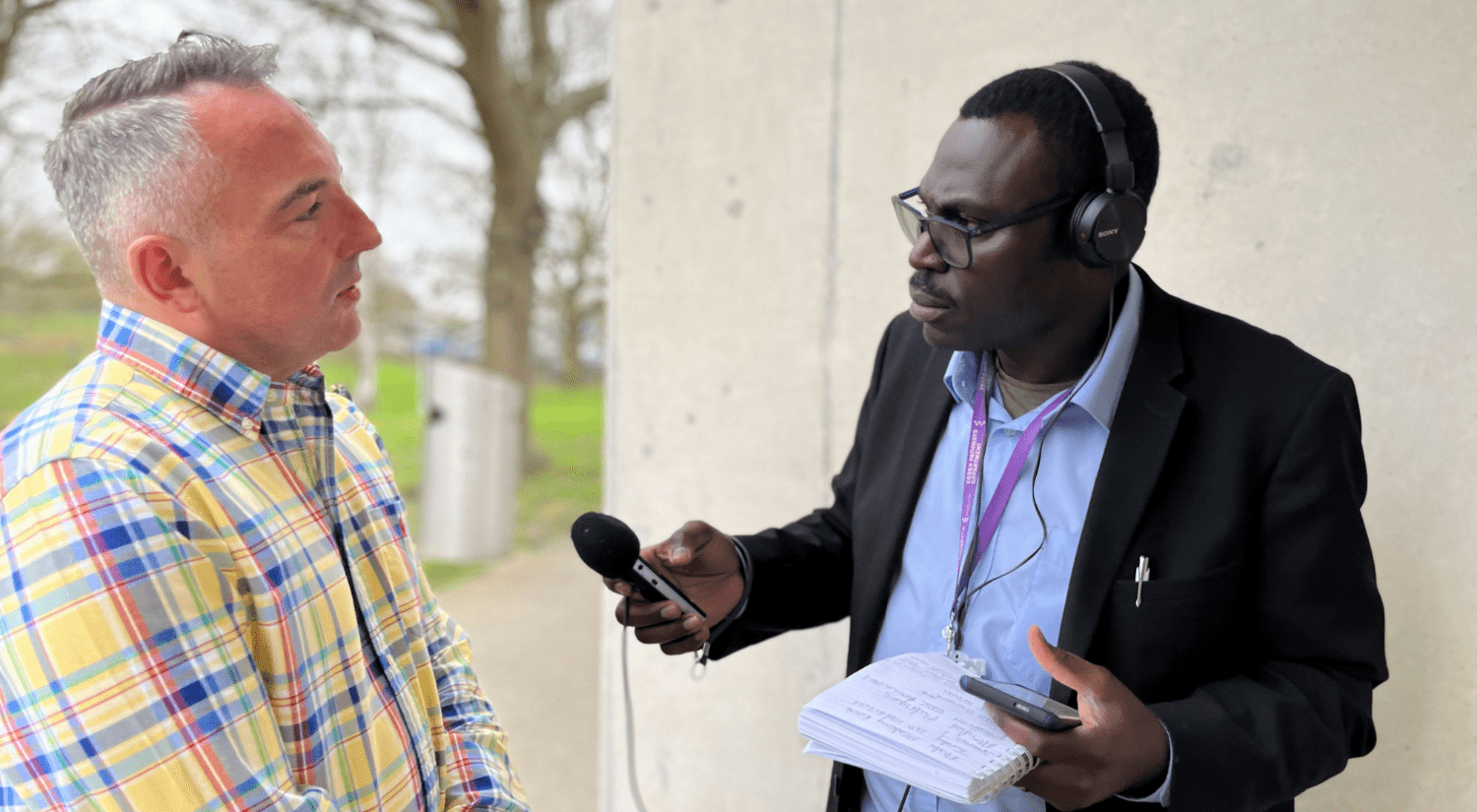 Amos interviews Chris North