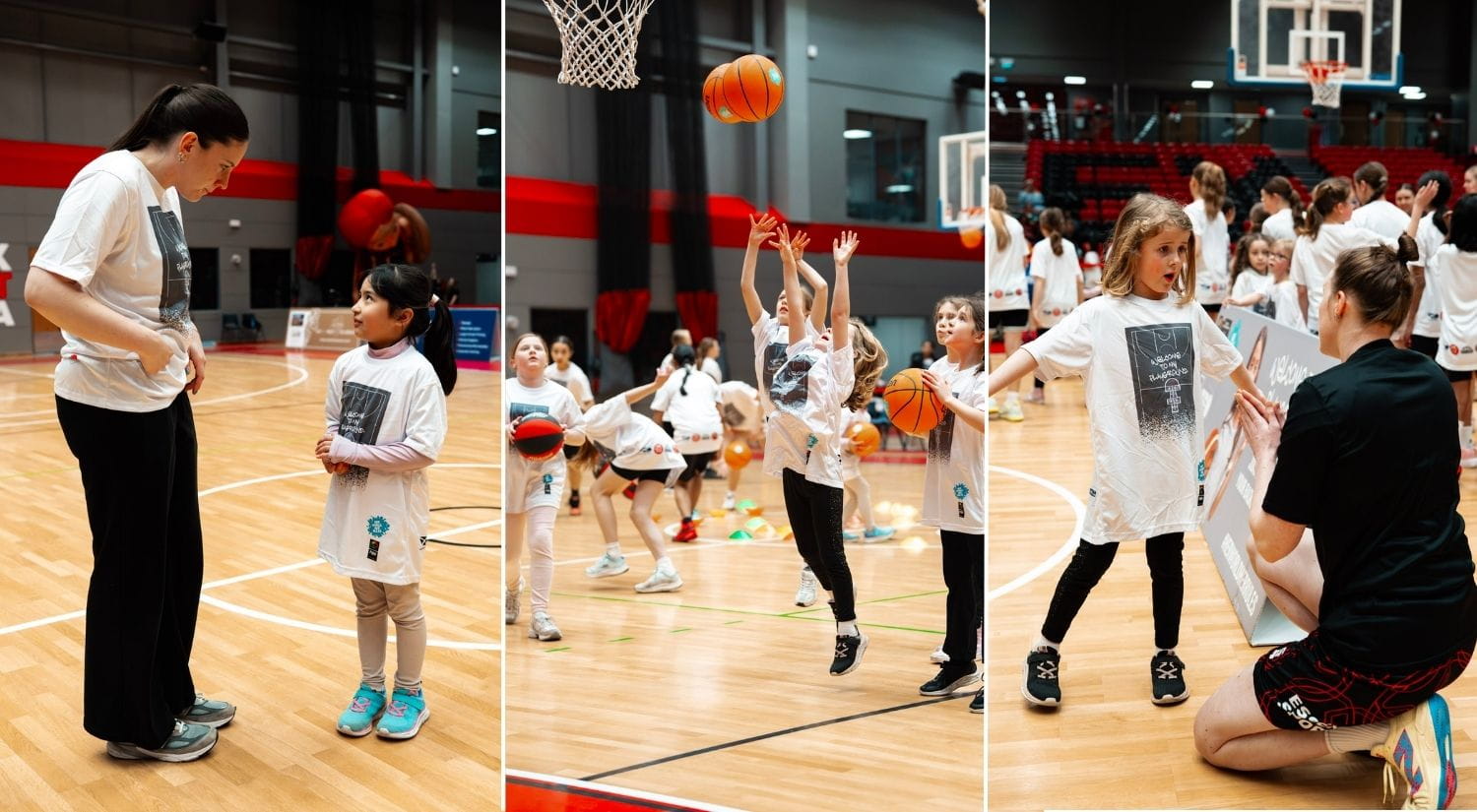 The magic of sport was shared with budding ballers