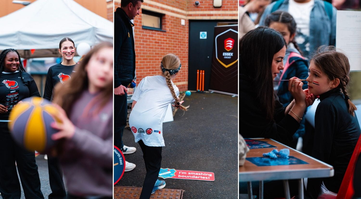 The scenes in the fanzone