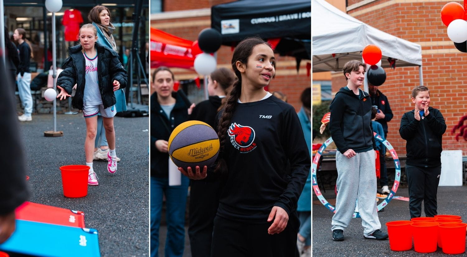 Youngsters enjoying the day
