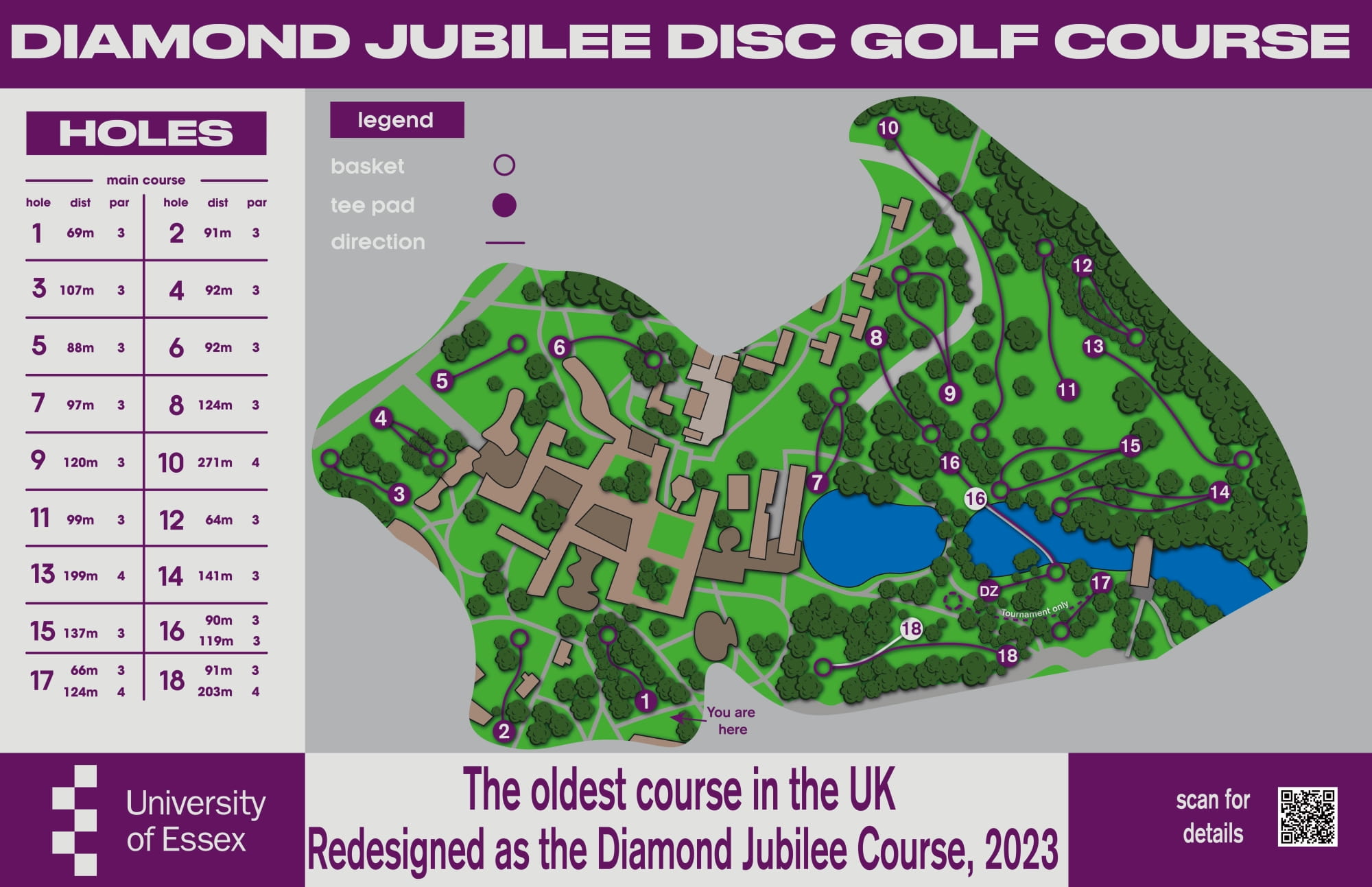 Disc Golf Course Map