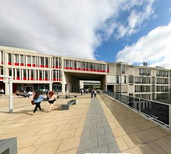 sport psychology phd View from Square 2 outside the Rab Butler Building looking towards Square 3