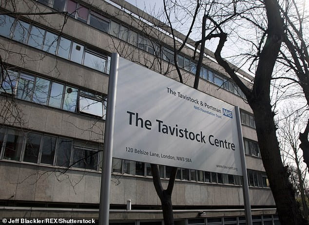 A sign for the Tavistock Centre in London