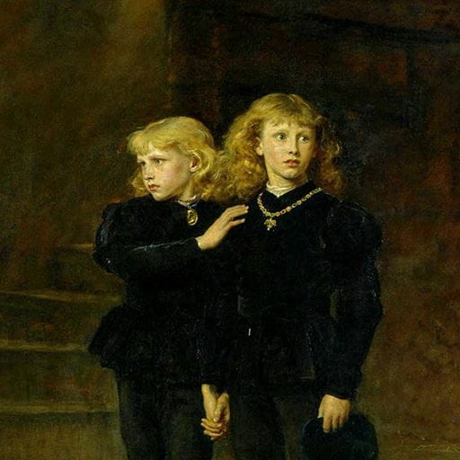 Sir John Everett Millais's portrait of the Princes in the Tower