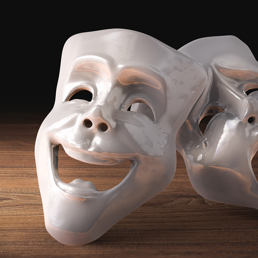 Comedy mask