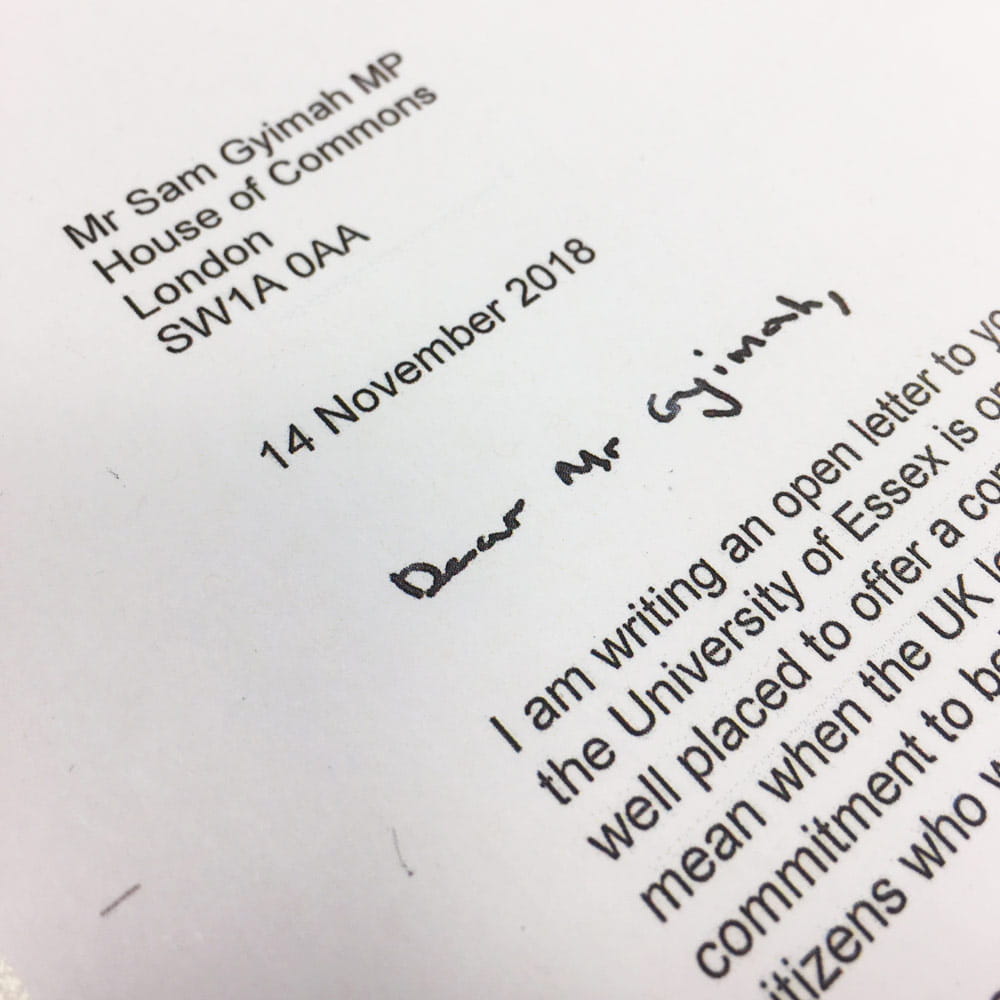 Open letter to Sam Gyimah