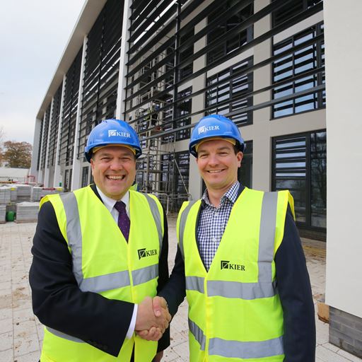 Bryn Morris and Gareth Scargill at the Innovation Centre