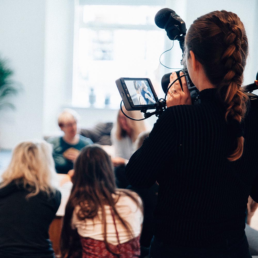 Filmmaker stock image