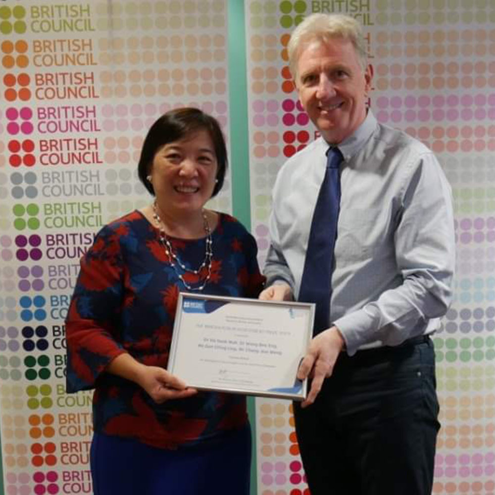 British Council winner Dr Ho Sook Wah 