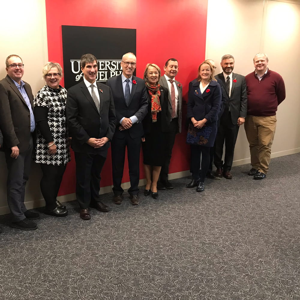 Essex delegation at Guelph University