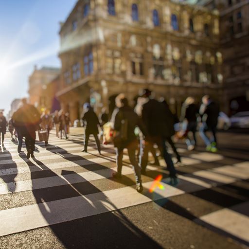crowded street