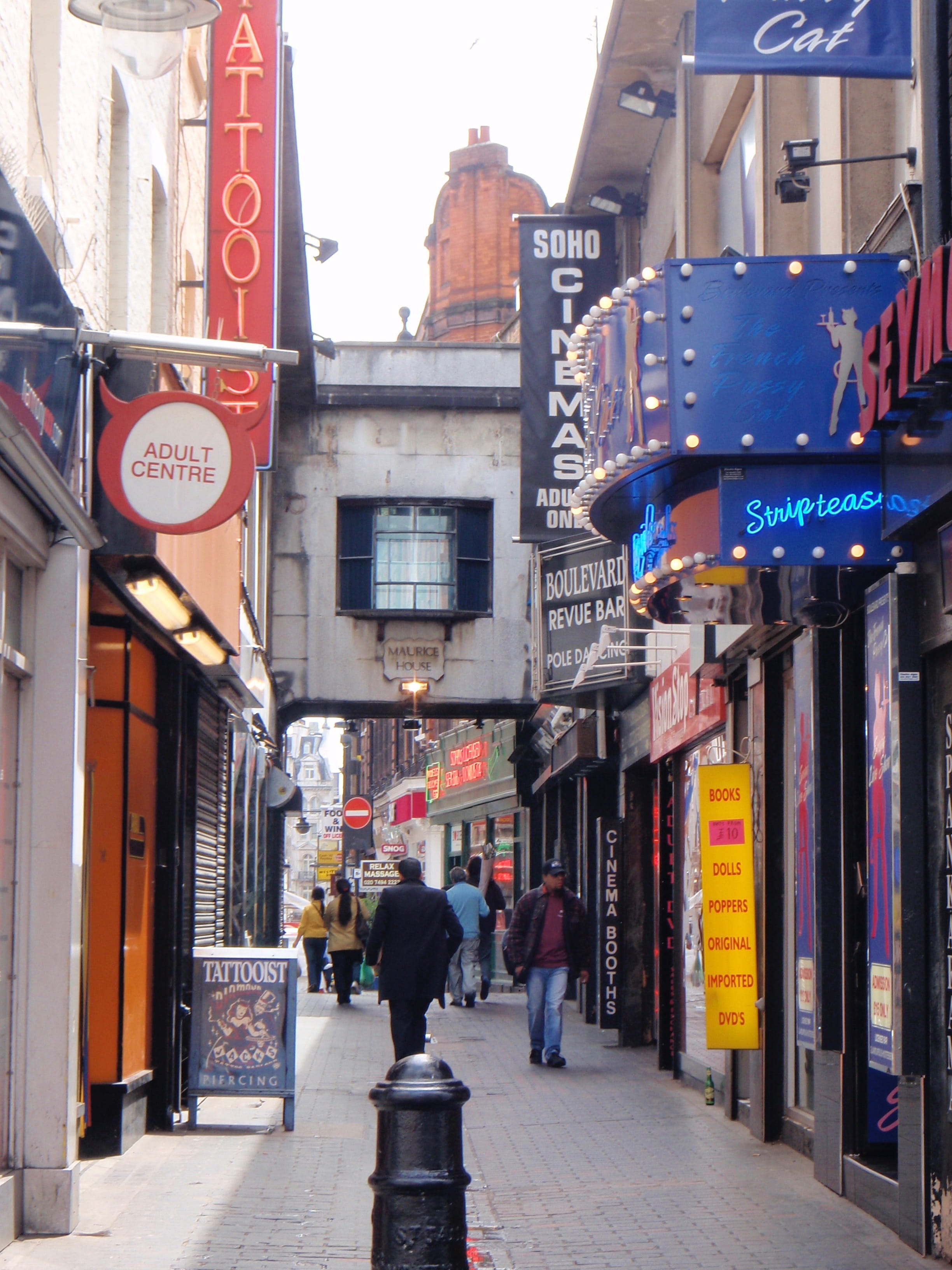 Photo of a Soho street