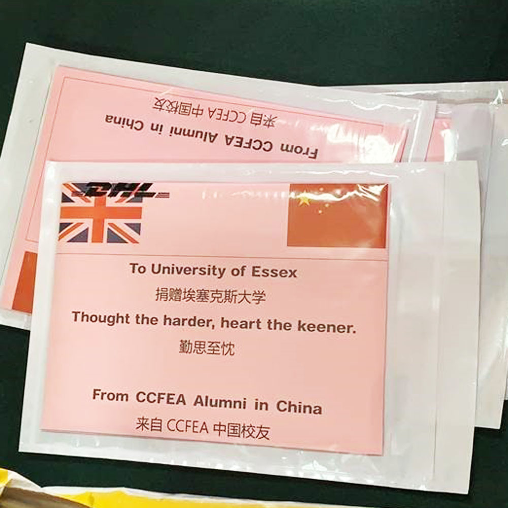 Packs being sent to UK