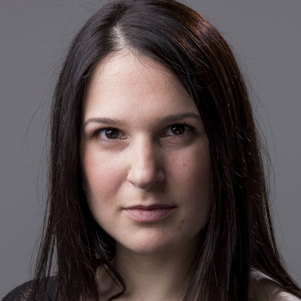 Portrait of Christina Kapadocha, lecturer at East 15