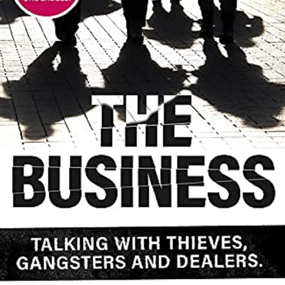 image of  book cover showing shadows of people walking with the title of the book