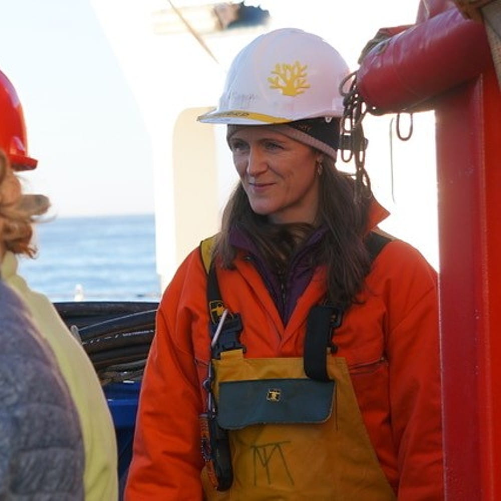 Michelle Taylor on boat