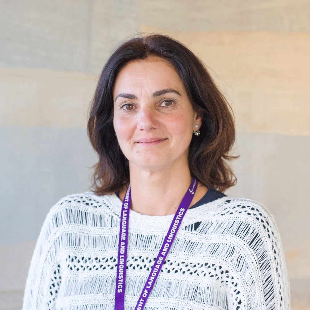 Portrait of Daniela Carboni, Language and Linguistics