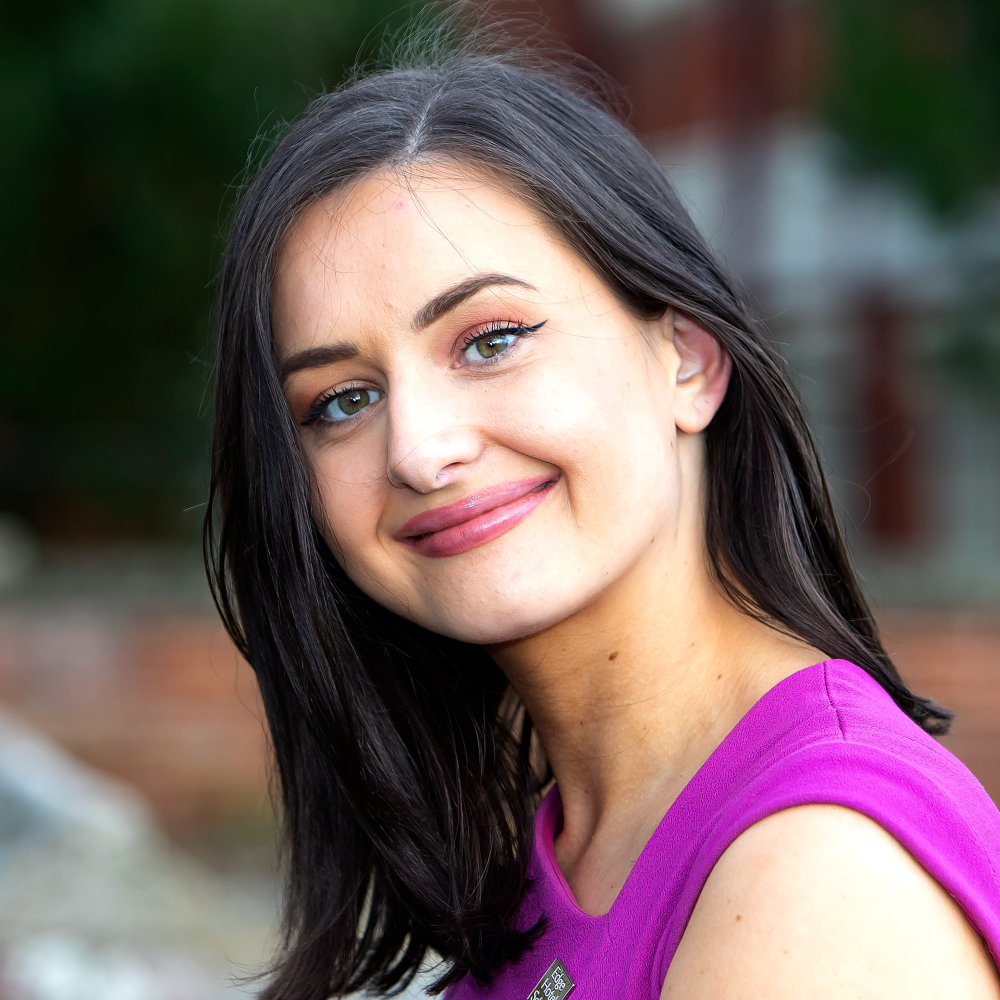 Brittany Carter, a head shot of her